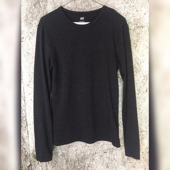 Hxxm crew neck slim fit long sleeve Clearance